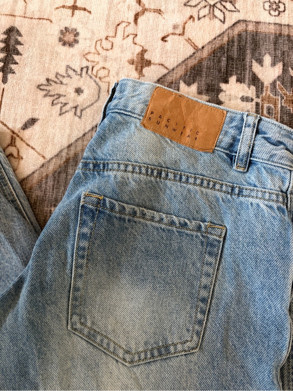 Pacific Sunwear Light Wash Men’s Relaxed Jeans